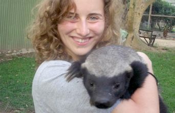 Me And Athena The Honey Badger
