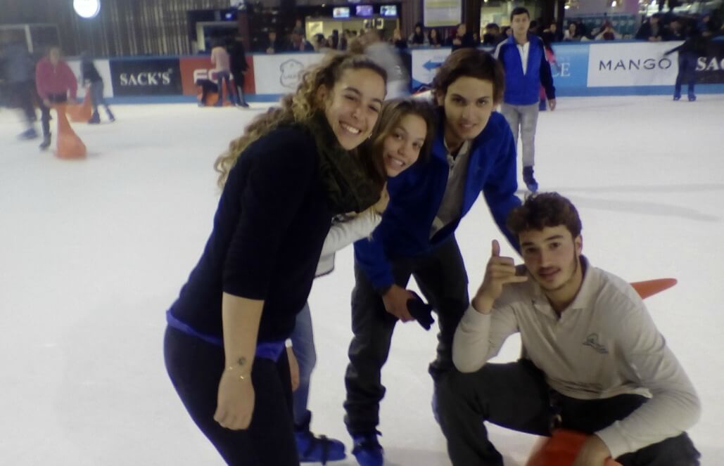 Volunteer Group Ice Skating!